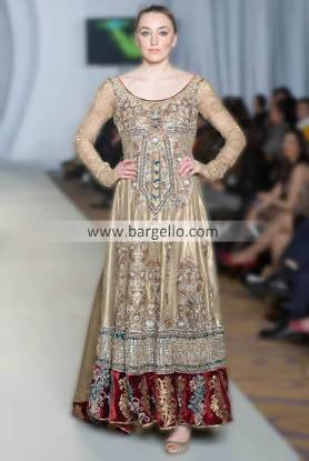 Designer Rizwan Ahmed Party and Evening Wear Anarkali Churidar Suits 2013 Los Angeles California USA