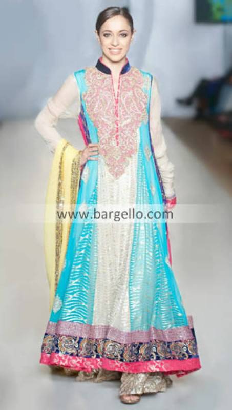 Designer Rizwan Ahmed Party and Evening Wear Anarkali Churidar Suits 2013 New York City NY