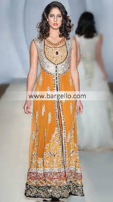 Zainab Sajid Special Occasion Collection For Evening Parties at Pakistan Fashion Week London UK