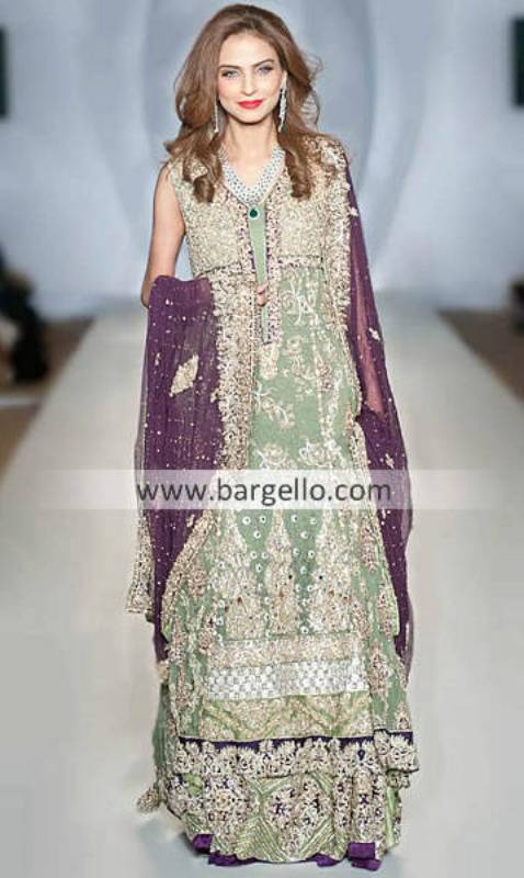Designer Aamir Baig Gorgeous Bridal Collection at Pakistan Fashion Week London UK