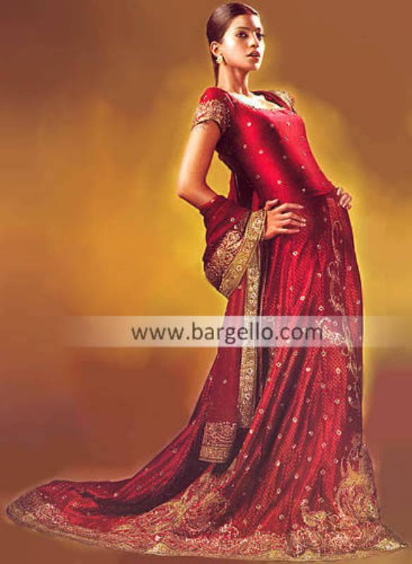 100% hand embellished Pakistani wedding dress Artesia CA geometrical patterns
