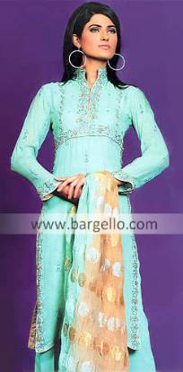 Dubai Fashion Shows High Fashion Party Wear Shalwar Kameez Dresses