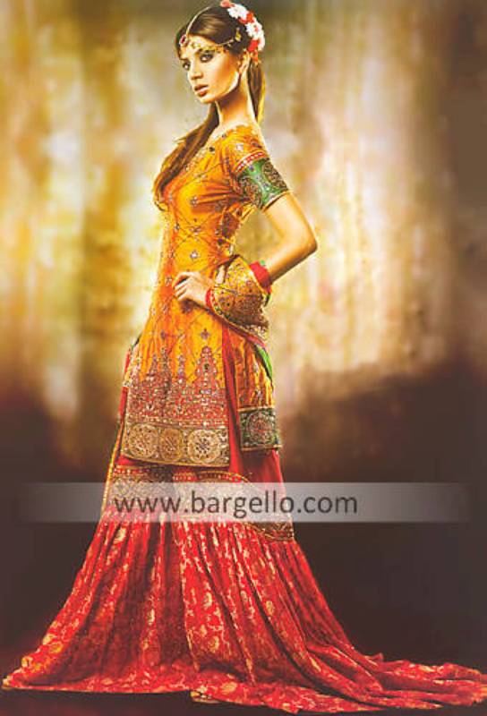 sharara lehenga bridal