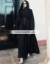 Black Flared Abaya Luasanne Switzerland Beautiful Jilbab