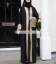 Black and Gold Stardust Open Abaya Basel Switzerland Perfect Choice Jilbab