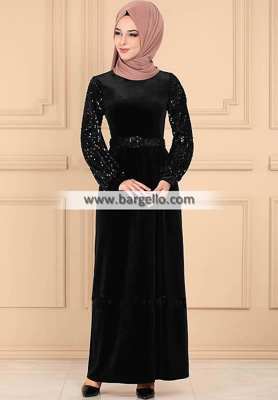 Black Snapdragon Westford Massachusetts USA Embroidered Jilbab