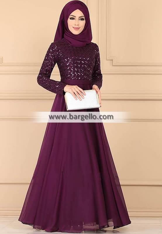 Dark Raspberry Dazzling Jilbab Outfit Woodlawn Maryland