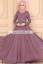 Copper Rose Nelumbo Weston Florida USA Embroidered Jilbab