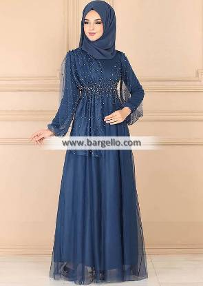 Dark Cerulean Daisy San Diego California CA USA Jilbab UK