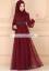 Burgundy Cherry Blossom Lasalle Quebec Canada Dazzling Jilbab Outfit