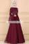 Burgundy Bellflower Toronto Canada Stylish Embroidered Jilbab