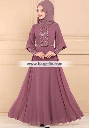 Copper Rose Amaryllis Riyadh Saudi Arabia Embroidered Jilbab