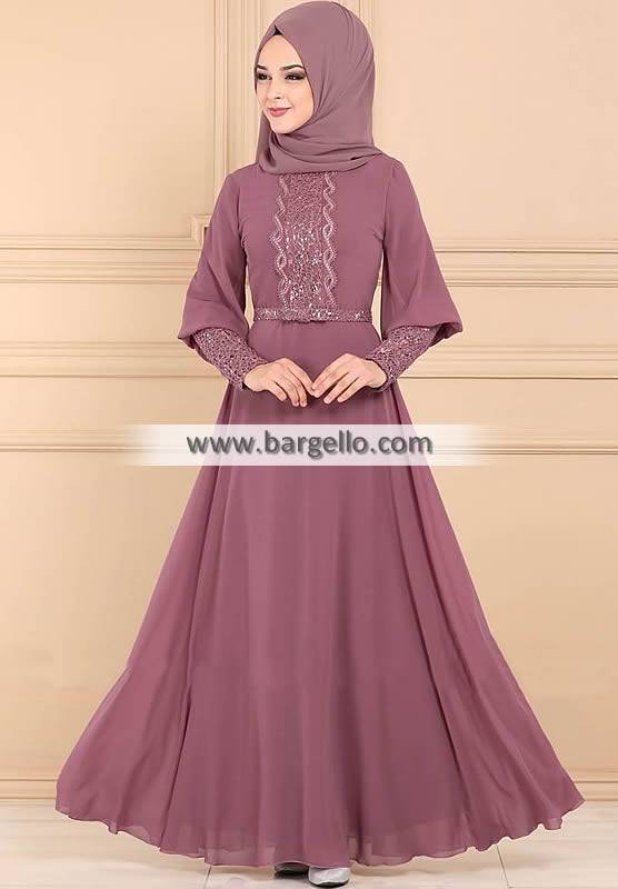 Copper Rose Amaryllis Riyadh Saudi Arabia Embroidered Jilbab