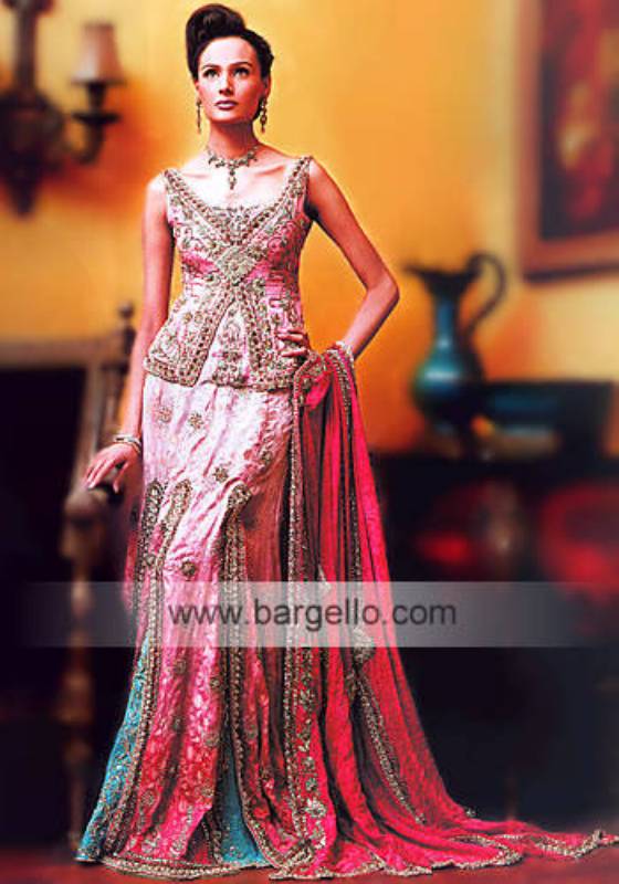 Indian Pakistani Bridal Dresses Partywear Dress Pakistan UK USA Canada Australia