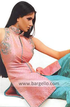 Shrimp Party Dress Rawsilk Party Dress Shalwar Kameez Salwar Kameez Online Sale Pakistan