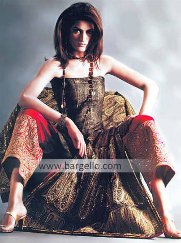 Multi Coloured Jasmine Heavily Embellished Special Occasions Dress Pakistani Special Occasions
