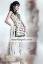 Oyster Party Dress with Teal embroidery an amazing Pakistani Party Dress