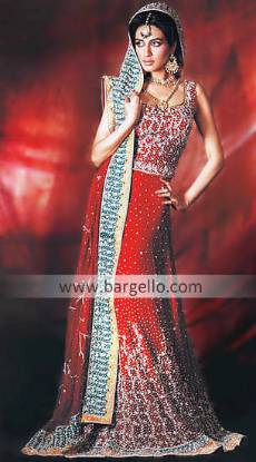 Red Pakistani Wedding Lehenga Shadi Lehenga Pakistan Bridal Dresses