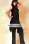 Black handmade embroidery work on Pakistani Designer Party Wear Dress