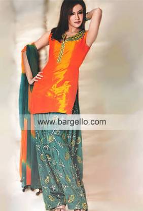 Pakistani Designer Shalwar Kameez Baggy Shalwar Semi Patiala Designers Pakistan