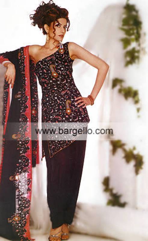 Dark Brown Shalwar Kameez Salwar Kameez Retailers Wholesalers Calgary, Alberta, Canada