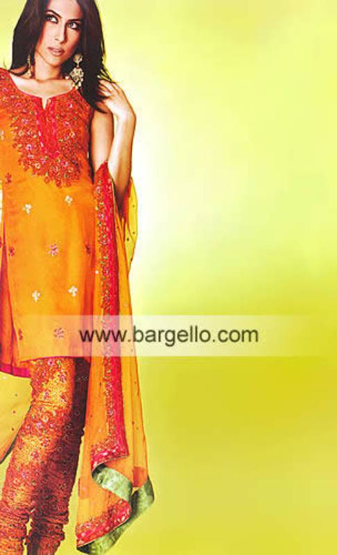 Designer Pakistani Shalwar Kameez Designer Bridal Lehenga Sharara Gharara from Pakistan