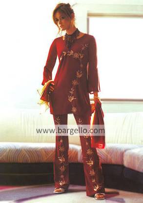 Casual Pakistani Designer Dress Trouser Suit