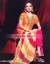 Orange Gerbera Rawsilk Shalwar Kameez & Crinkle Chiffon Dupatta