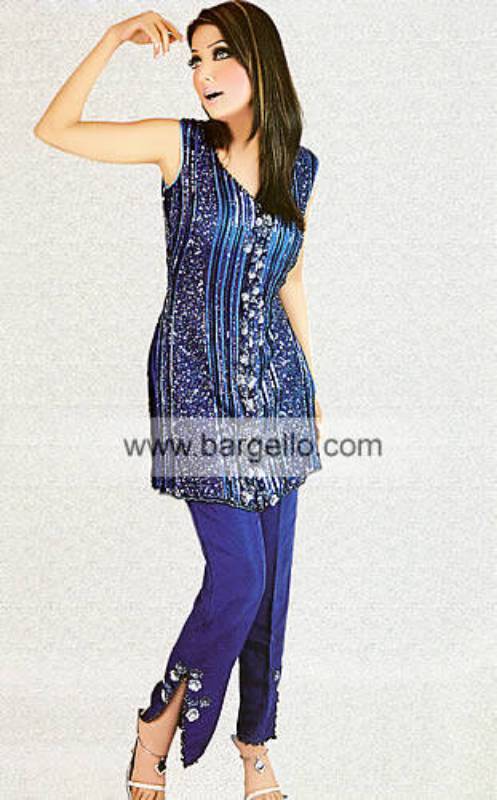 Navy Blue Brillare Fully Embellished Shalwar Kameez Salwar Kameej