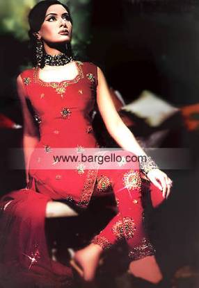 Red Viola Chooridar Churidar Churidaar Pajama Pyjama