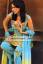 Ocean Turquoise Crepe Silk Heavily Embellished Dress