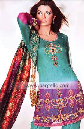 Designer Shalwar Kameez, Pakistani Shalwar Kameez Evening Dresses
