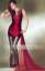 Red Silk Trouser Suit, Pakistani Designer Dresses