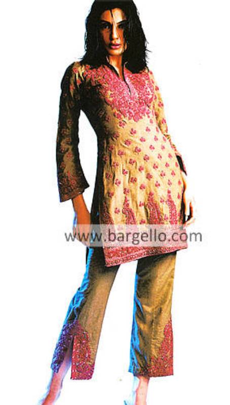Indian / Pakistani Bridal Hand Embroidered Trouser Suit