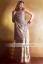 Silver Madera Heavily Embellished Zardosi Lehenga and Veil Dress