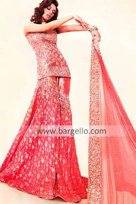 Designer Gharara, Pakistani Wedding Dress,