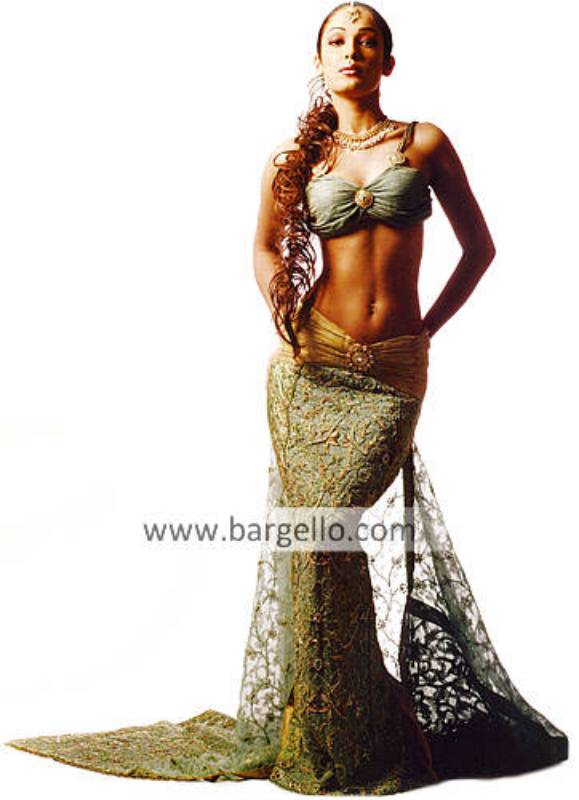 Designer Wedding Dress, Pakistani Fishtail