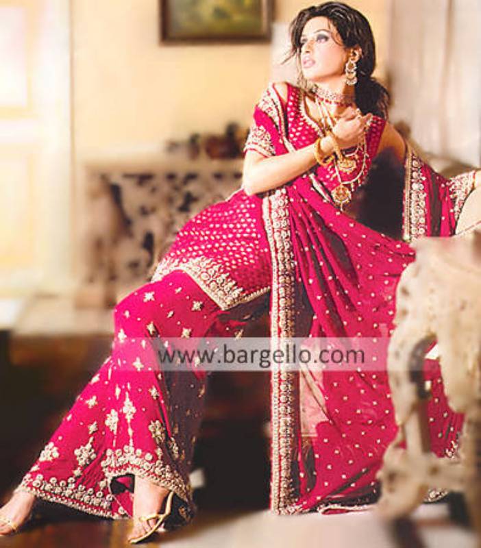 Pakistani Wedding Dress, Designer Bridal Sharara