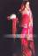 Deep Hot Pink Gharara, Blouse and Veil Bridal Dress