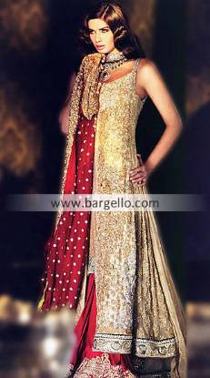 Lavishing Bridal Sharara Designs From Sana Safinaz Manchester UK