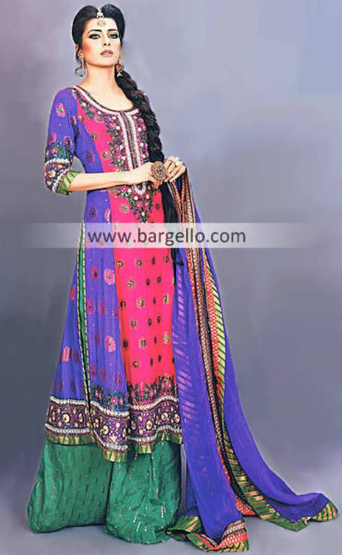 Beautiful Pakistani Designer Clothing Party Wear And Shararas Sheffield UK