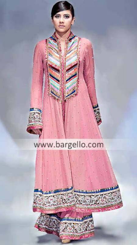 Anarkali Pishwas Dresses by Top Pakistani Designers Destiny Mall Syracuse New York