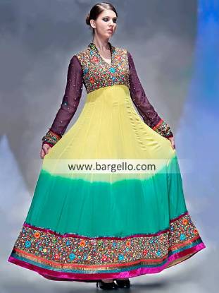 Latest Pakistani Anarkali Designs and Anarkali Suits Trafford Center UK