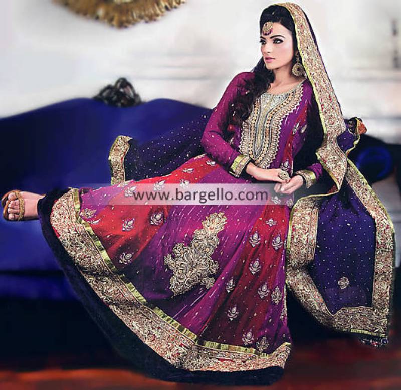 Anarkali Bridal Suits 2013 Coventry UK, Latest Bridal Anarkali Fashion 2013 Edinburgh UK