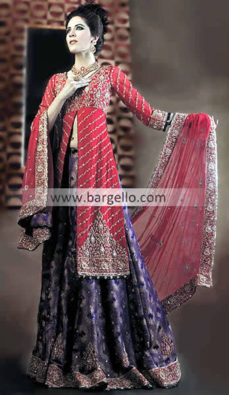Pakistani Bridal Sharara, Banarasi Bridal Sharara, Pakistani Indian Bridal Outfits Online