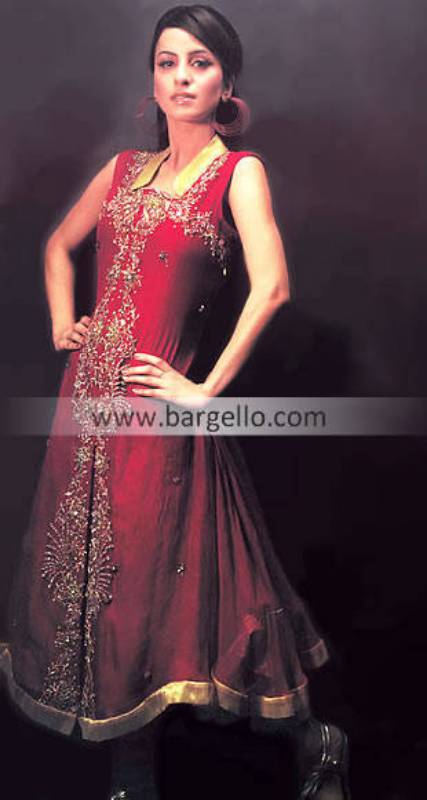 Designer Anarkali, Red Anarkali Suits, Anarkali Pishwas, Red Pishwas, Frock Style, Indian Pishwas,