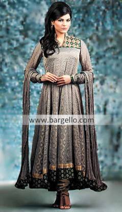 Bridal Couture Week Anarkali Dresses Floral Park Elmont, Lahore Fashion Week Anarkali Outfits NJ USA