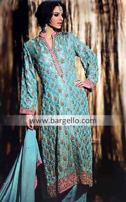 Latest Fashion in Pakistani Outfits Manchester, Latest Party Wear Collection 2012 California USA