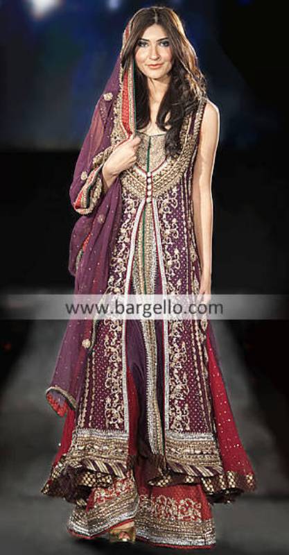 Bridal Wedding Lehengas Los Angeles LA, Bridal Wear Dresses San Antonio, Chiffon Lehnga Colorado