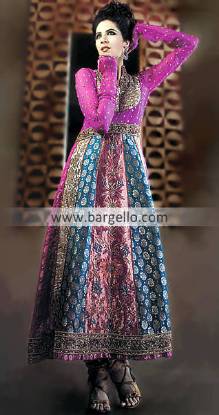 Magenta Anarkali Pishwas, Magenta Anarkali Outfits Online, Pakistani Ind Anarkali Outfits in Magenta